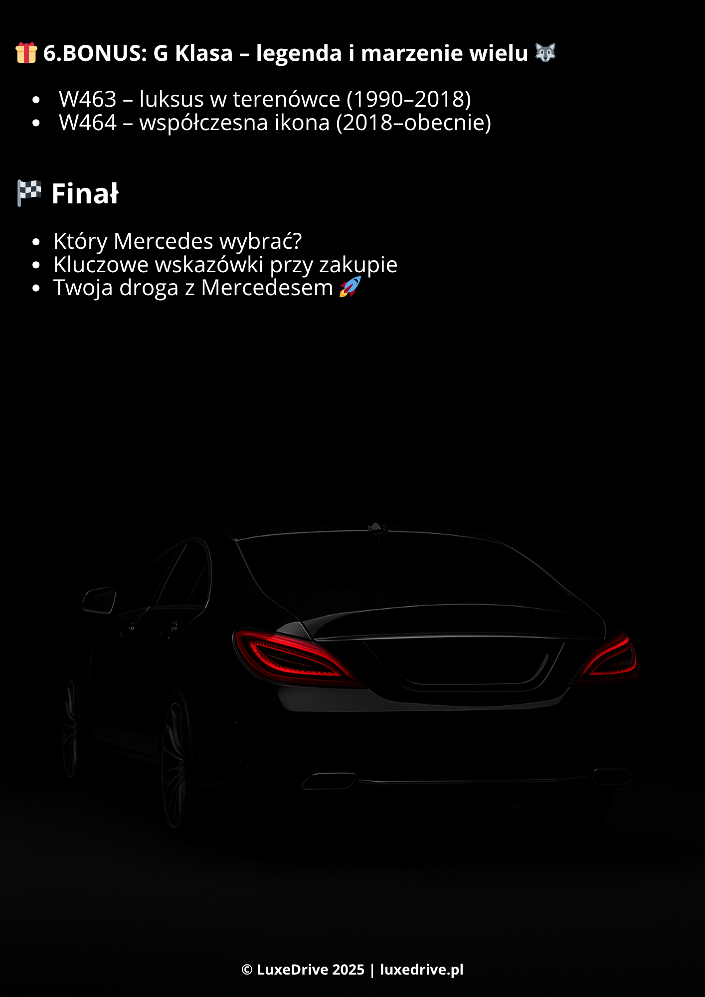 Mercedes – Sztuka wyboru Odkryj, który Mercedes naprawdę pasuje do Ciebie